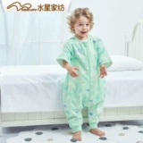 水星 Домашний текстиль детская коротка -спальный мешок для спального мешка детские спальные мешки весна и осень детские детские детские ноги хлопок