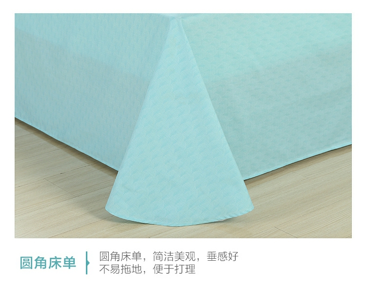 Thủy dệt bông in nước denim Mu Li Connaught lòng suối lanh chăn giường phần 2019 mới - Bộ đồ giường bốn mảnh chăn ga gối đệm cao cấp