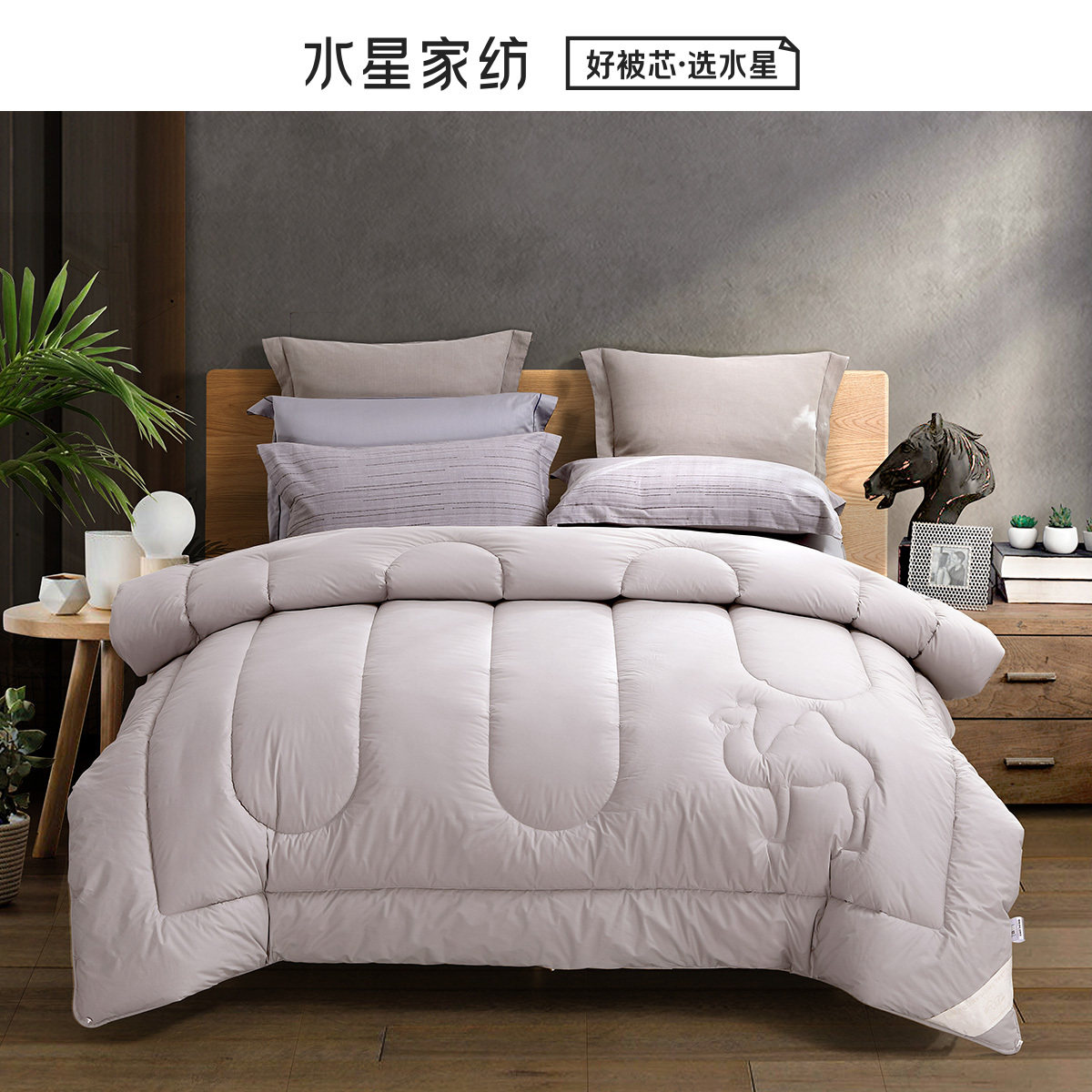 Mercury home textile Ryder camel hair antibacterial winter quilt single double quilt thickened warm and comfortable quilt core