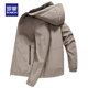 Romon Short Jacket ຜູ້ຊາຍລະດູໃບໄມ້ປົ່ງແລະດູໃບໄມ້ລົ່ນໃຫມ່ໄວກາງຄົນແລະຫນຸ່ມ Hooded Jacket ຄົນອັບເດດ: Jacket ບາດເຈັບແລະ