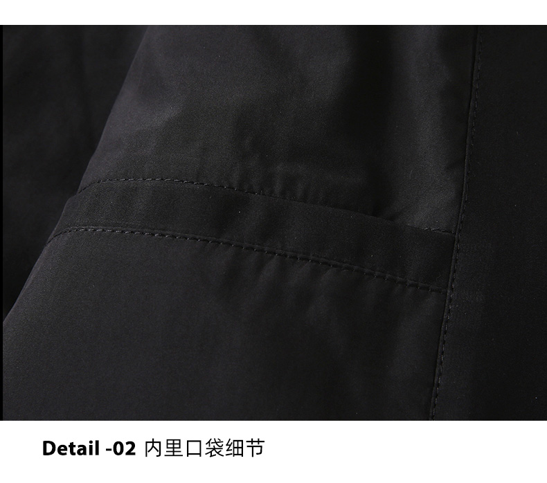 罗蒙 男士 春季新款 连帽夹克衫外套 图12