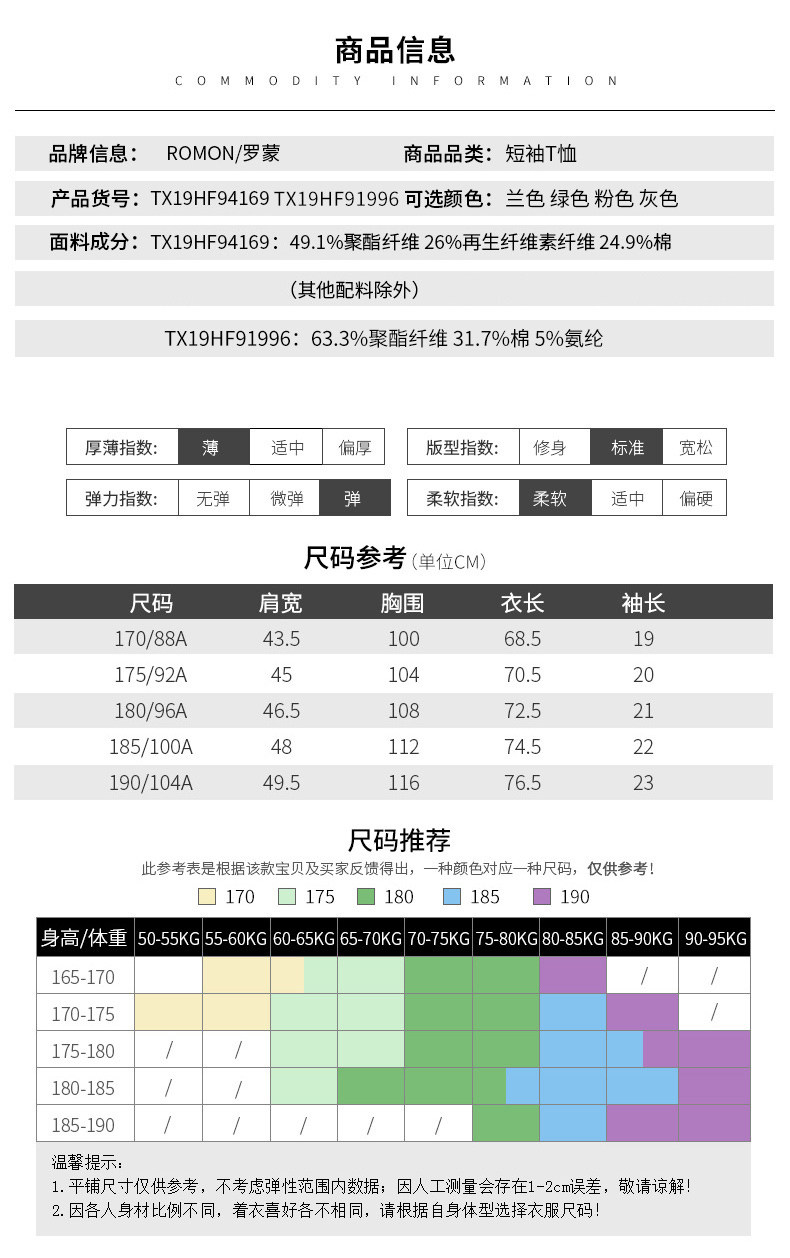 出口量国内第一 罗蒙 男士商务休闲Polo衫 图7
