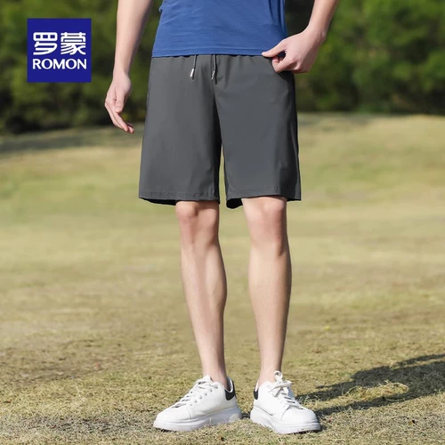 Шелковые высокие летние тонкие шорты, штаны для отдыха, защита от солнца