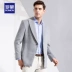 Áo khoác len đơn cho nam Romon / Romon Áo khoác len đơn giản cho người trung niên