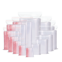 9*13*16 Wangnuo brand PE thickened transparent ziplock bag packaging bag zipper bag jewelry bag price of 100 pieces