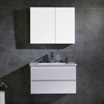 Printed porcelain bathroom cabinet modern simple face wash basin combination toilet wash table bathroom wall Wall