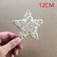 12см рисовая белая пентаграмма звезда