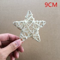 9см белая пентаграмма звезда