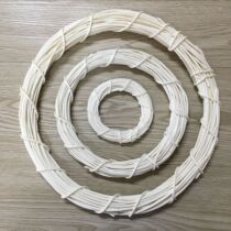Rice White Vine ring Indonesian Vine Christmas rattan ring five-pointed star festival wedding shop kindergarten window wreath decorations