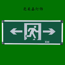 Kemei Light New National Standard Fire Emergency Sign Light LED Evacuation Instruction Package Acceptance Surface Mounted Concealed Mounted