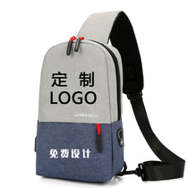 Drivers bag custom logo printing advertising backpack mens chest bag waterproof Messenger bag men and women lightweight