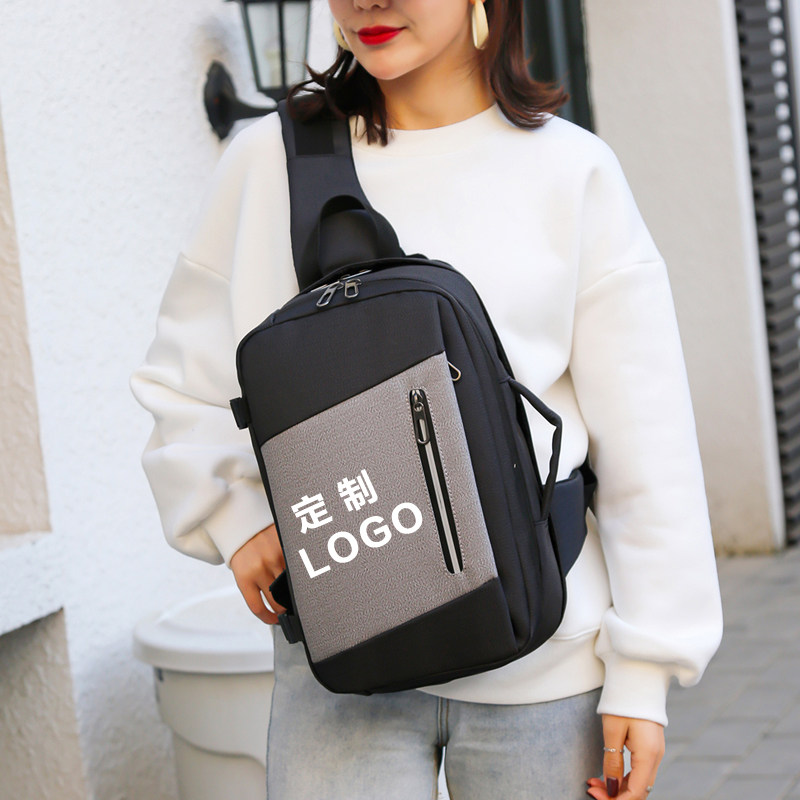 Driver's bag custom logo printed back seat bag waterproof super large capacity driver's special large chest bag reflective