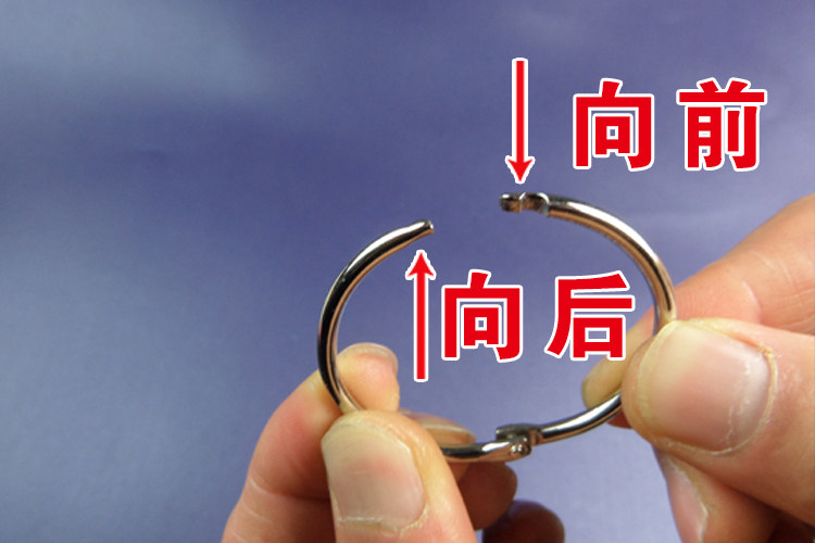 Open ring iron ring buckle diy card ring loose-leaf ring book ring book ring activity binding ring card ring iron ring