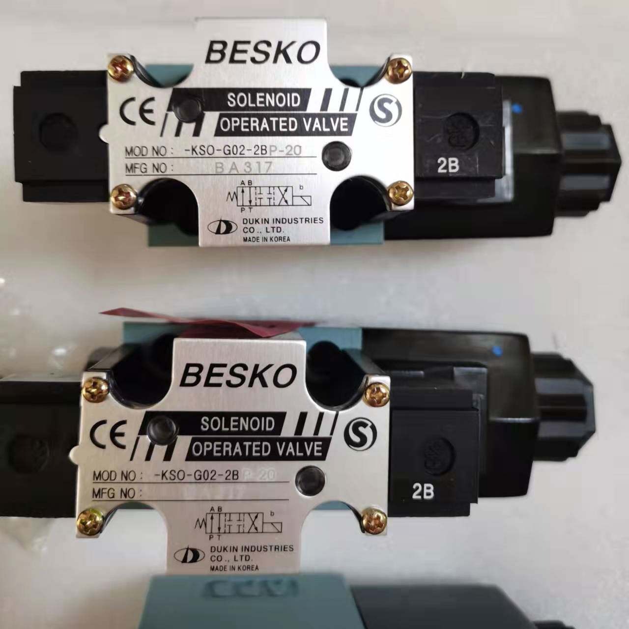 Korea DUKIN-BESKO hydraulic valve KSO-G03-3CP-20-CL KSO-G03-4CA-20-CL
