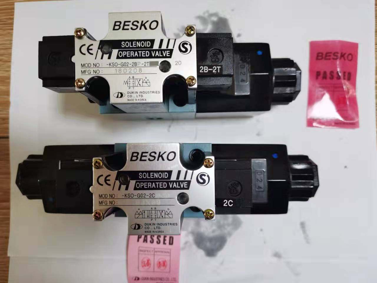 South Korea BESKO solenoid valve KSO-G02-4CA-10-CL hydraulic valve KSO-G03-3CB-10 votes