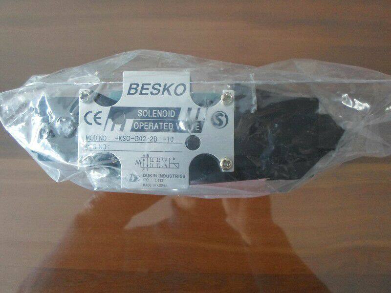 Korea BESKO hydraulic solenoid valve KSO-G02-2BP-10 Check valve MG-02A-2-50-T