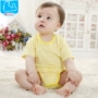 Spike bé quần áo mùa hè sơ sinh 0-6 tháng cotton jumpsuit mùa hè bé mùa hè mỏng tam giác quần áo bộ body bé gái đáng yêu