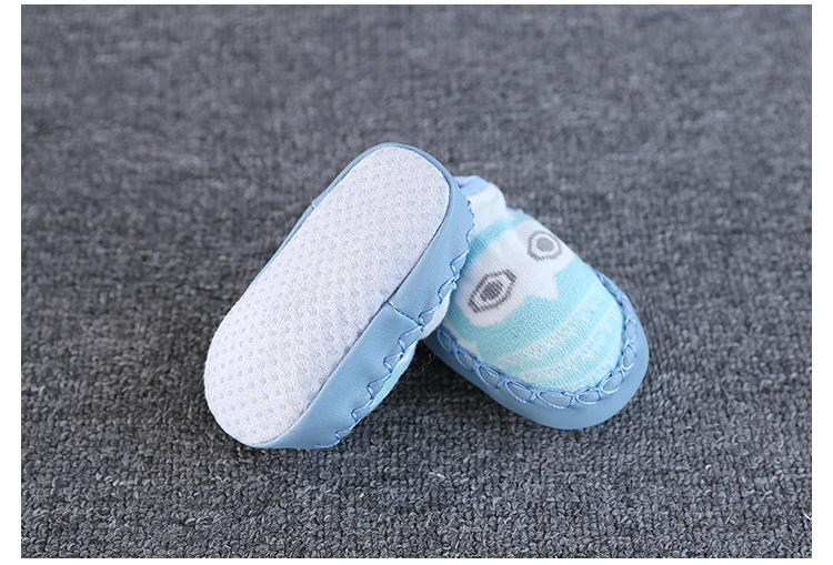 Vớ trẻ mới biết đi mùa xuân và mùa thu đông trẻ sơ sinh trăng tròn 0-3-6-12 tháng chống trượt cho bé - Vớ vớ chống trượt cho bé