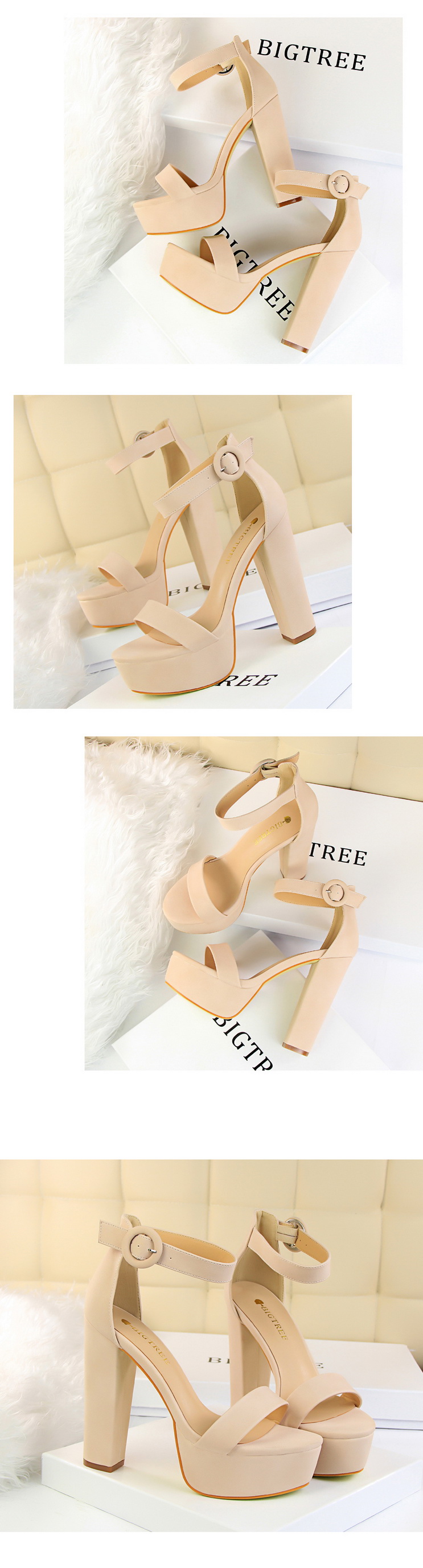 Sandali moda donna piattaforma tacchi alti scarpe da ballo estate lusso sexy punta aperta tacchi alti_voghion.com