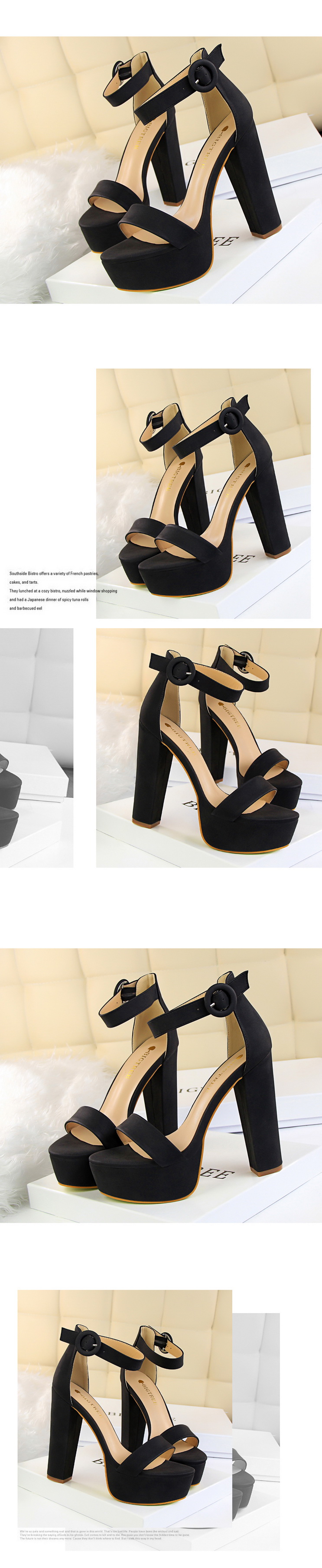 Sandali moda donna piattaforma tacchi alti scarpe da ballo estate lusso sexy punta aperta tacchi alti_voghion.com