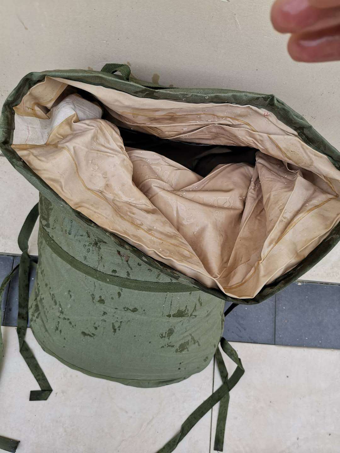 Field Water Bags Artillery Outdoor Bucket Folding Bucket VEHICULAR WATER TOOL BAG
