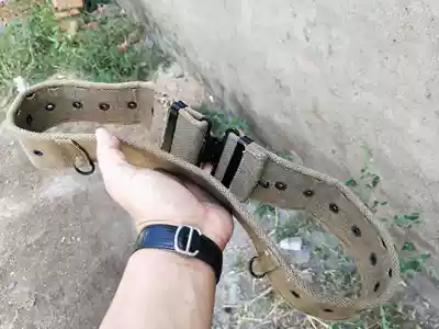 Retired aid Vietnam 70s American tactical belt thickened canvas outer belt Vietnam War belt