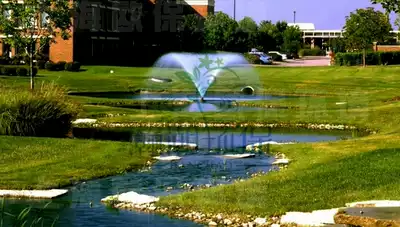 Han Chao water lifting aerator Landscape fountain water aeration and aerating horn flower floating water surface stainless steel