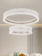 Modern and Stylish Swan Lake Chandelier, Italian Minimalist Light Luxury Crystal Led Full-Spectrum Chandelier for Living Room and Dining Room