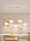 Cream Style Restaurant Chandelier, Simple Modern Nordic Creative Pastoral Pumpkin Chandelier, Warm and Romantic Living Room Dining Table Lamp