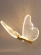 Wall lamp bedroom lamp simple modern creative bar Internet celebrity warm butterfly lamp background wall light luxury bedside small chandelier