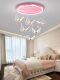 French Nordic Light Luxury Master Bedroom Ceiling Lamp, Warm and Romantic Butterfly Lamp, Modern Simple Children's Room Ceiling Lamp