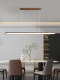 New Model Black Walnut Ceiling Light for Living Room, New Chinese Style, Simple and Elegant, Solid Wood, Vintage Style for the Whole House, Bedroom Light