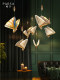 Lighting Fixtures, Light Luxury Nordic Dining Room Lamps, Creative and Unique Butterfly Staircase Bar Counter Bedroom Bedside Small Pendant Lights