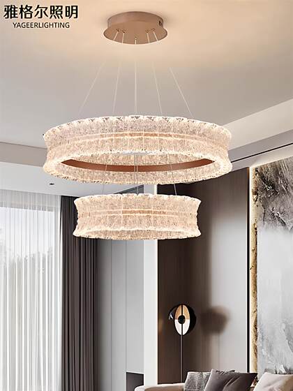 2026 New Italian-Style Eye-Protecting Living Room Chandelier, Modern, Simple, Light Luxury, Stylish, Villa Lobby Main Light