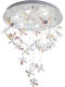 French-Style Light Luxury Butterfly Crystal Chandelier 2026 New Model, High-End, Simple and Elegant, Ceiling Light Fixture for Children's Room and Bedroom