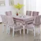 Ghế ăn đệm đặt vải Châu Âu bọc ghế đơn giản Trung Quốc bốn mùa đệm ghế đệm bàn vải cà phê vải bàn