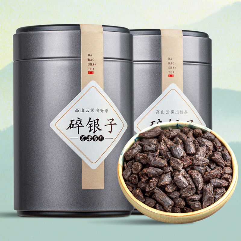 碎银子云南普洱茶熟茶糯米香茶老茶头散茶高品质茶叶茶化石500g