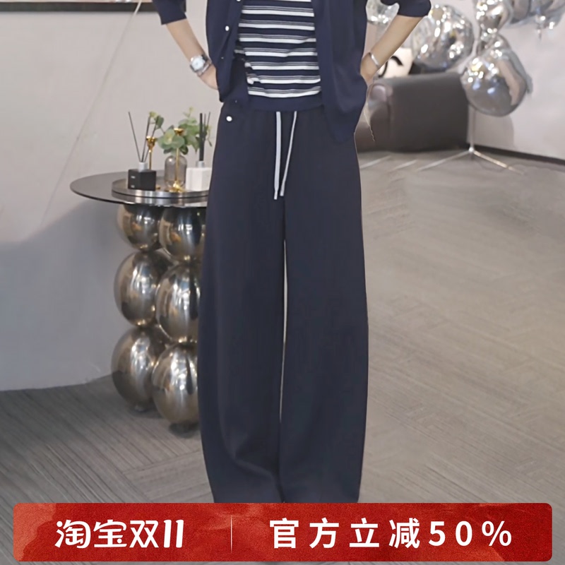 Xivi【Qingying Qingyin】2026 Early Autumn New High-Waisted Color-Block Waistband Casual Long Pants S2387 Xivi【Qingying Qingyin】2026 Early Autumn New High-Waisted Color-Block Waistband Casual Long Pants S2387