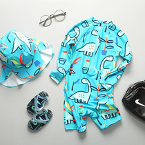 Childrens swimsuit boy among boys Baby baby baby cartoon dinosaur ins boy cute conjoined 2 year old