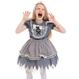 Детский костюм, кукла, xэллоуин, косплей, наряжаться, стиль Лолита