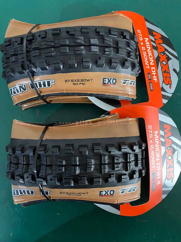 Maxxis Dhf Dhr 27.5 29inch Yellow Edge Dark Brown Outer Tire Foldable Vacuum Tire