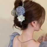 Заколка для волос, заколка-крабик, акула, шпильки для волос, аксессуар для волос, в цветочек, новая коллекция