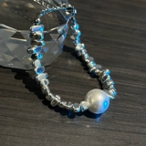 Сексуальное ожерелье из жемчуга, небольшая дизайнерская цепочка до ключиц, осеннее, тренд сезона