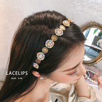 LACELIPS retro court inlaid Diamond celebrity temperament Net red ins go out to go wild hair accessories headband headdress women
