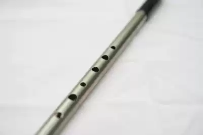 Tony Dixon Irish whistle metal tin flute straight British original