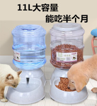 Pet Automatic Feeder Cat Dog Water Dispenser Automatic Drinking Water Unplugged Drinking Water Grain Machine Pet Supplies