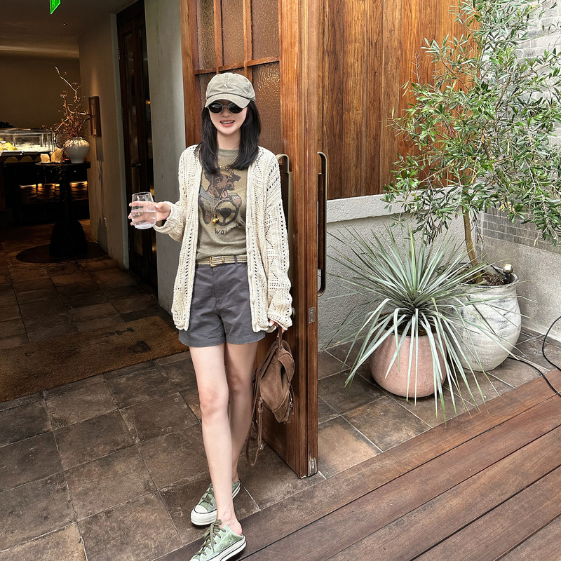 Aimurse【Lightweight Cardigan】Niche Designer Early Autumn New Hollow-Out Fashionable Casual Cardigan Am1571