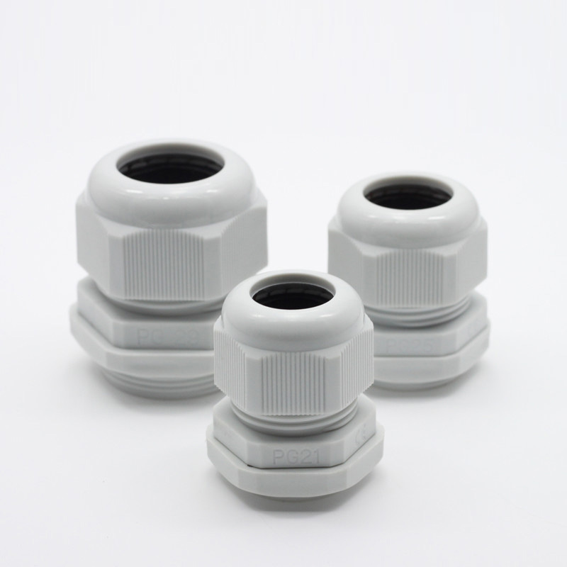 Nylon plastic cable waterproof joint PG7 PG9 PG11 PG13 5 PG16 PG19PG48