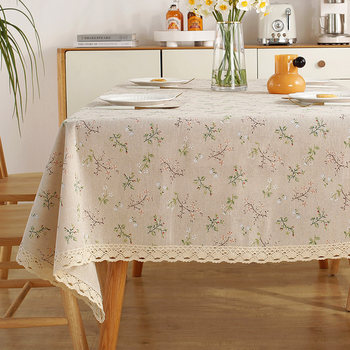 Ins wind tablecloth cotton linen nordic internet celebrity small fresh coffee table cloth dustproof cover cloth rectangular desk pad dining table cloth Ins wind tablecloth cotton linen nordic internet celebrity small fresh coffee table cloth dustproof cover cloth rectangular desk pad dining table cloth