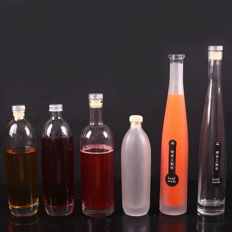 Fine white high-grade white wine bottle 500ml 750ml beverage bottle vodka to send polymer stopper